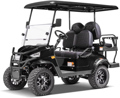 Kandi America 4 Passenger Electric Cruiser for Adults – Powerful 5,000-Watt Electric Motor- Electric Cart 4 Seats – Heavy Duty Golf Cart – Electric Passenger Cart –