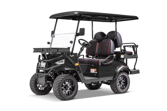 Kandi America 4 Passenger Electric Cruiser for Adults – Powerful 5,000-Watt Electric Motor- Electric Cart 4 Seats – Heavy Duty Golf Cart – Electric Passenger Cart –