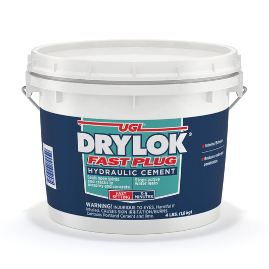 DRYLOK 00917 Cement Hydraulic Waterproof, 4-Pound, Gray